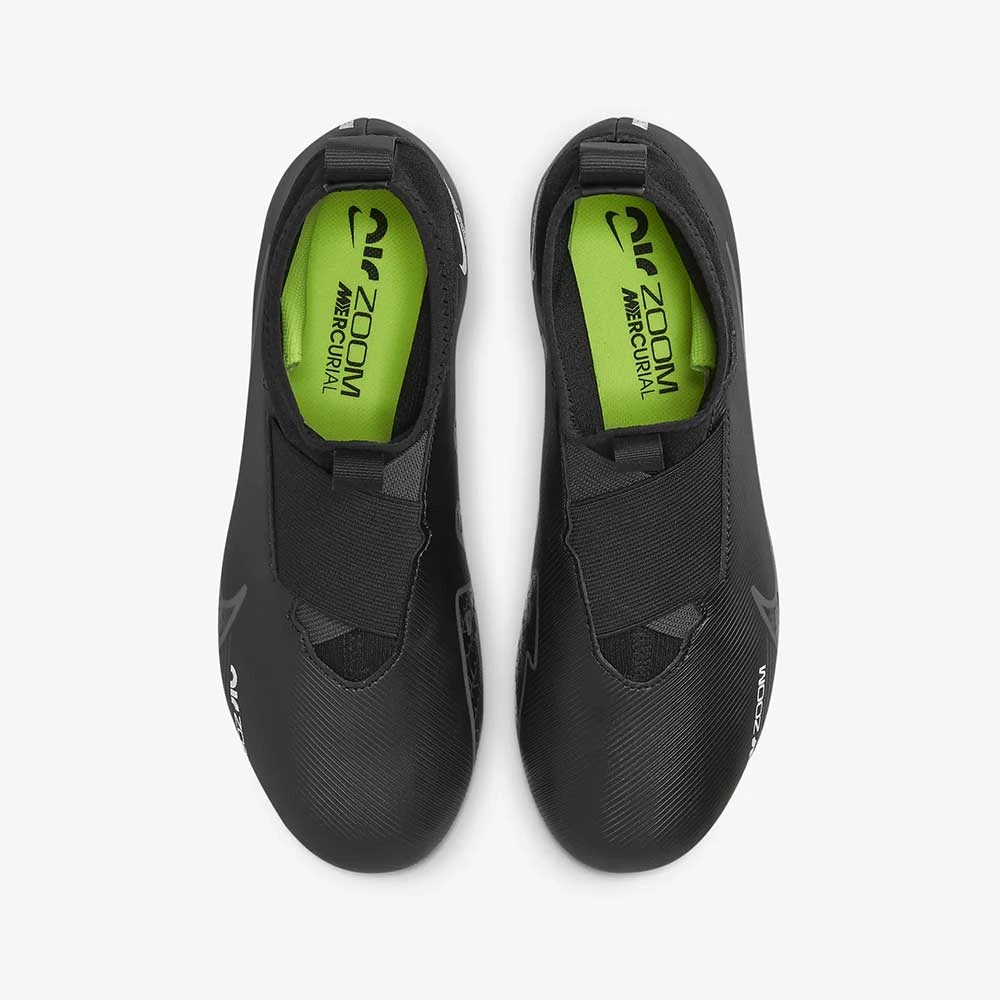 Nike Youth Zoom Mercurial Superfly 9 Academy FG Soccer Shoe/MG - Black/Dk Smoke 7 Nike Youth Zoom Mercurial Superfly 9 Academy FG Soccer Shoe/MG - Black/Dk Smoke - Image 5