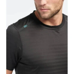 Men's Swift Short Sleeve Shirt - Black -Optimal Sportswear Store 100030 01 4