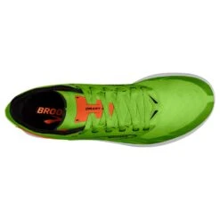 BROOKS Unisex Draft XC Spike - Green Grecko/Red Orange/White- Regular (D) -Optimal Sportswear Store 100039 308 O Draft XC
