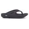 OOfos Unisex OOriginal Sandal - Black- Regular (D) -Optimal Sportswear Store 1000BLK shot1 932x680 6cfe932e e561 4f0c 9fb2 ed6a77c7e2cc