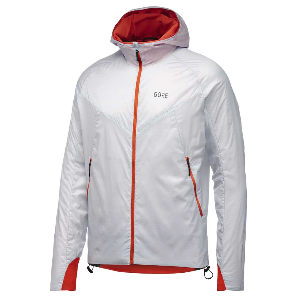 Gore Wear Men's R5 GTX Infinium Insulated Jacket - White/Fireball 4 Gore Wear Men's R5 GTX Infinium Insulated Jacket - White/Fireball - Image 2