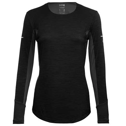 Gore Wear Women's Vivid Long Sleeve Shirt - Black 3 Gore Wear Women's Vivid Long Sleeve Shirt - Black