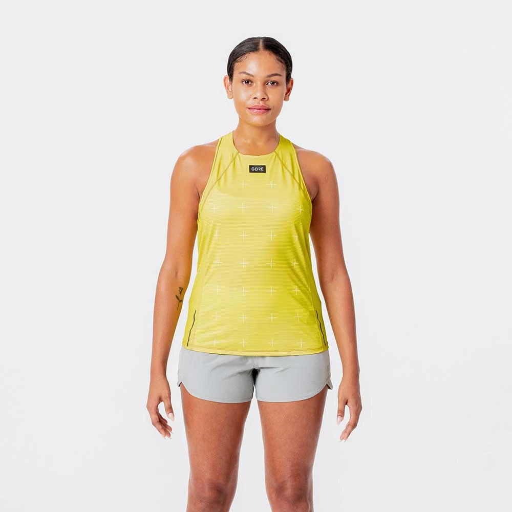 Gore Wear Women's Contest Daily Singlet - Washed Neon Yellow 5 Gore Wear Women's Contest Daily Singlet - Washed Neon Yellow - Image 3