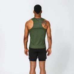 Gore Wear Men's Contest Daily Singlet - Utility Green 9 Gore Wear Men's Contest Daily Singlet - Utility Green -Optimal Sportswear Store 100914 BH00 4 95362