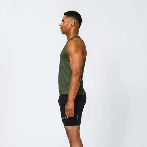 Gore Wear Men's Contest Daily Singlet - Utility Green 6 Gore Wear Men's Contest Daily Singlet - Utility Green - Image 4