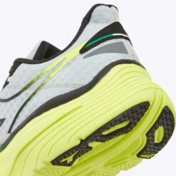 Diadora Men's Nucleo Running Shoe - Silver/Black/Yellow Fl DD - Regular (D) -Optimal Sportswear Store 101 2 2ee13548 a879 4f70 bc12 7b7ff248d305