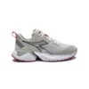 Diadora Women's Mythos Blushield Vigore 2 Running Shoe - Silver Dd/Blk/Rubine Red - Regular (B) -Optimal Sportswear Store 101.179072 D0500 00 HR