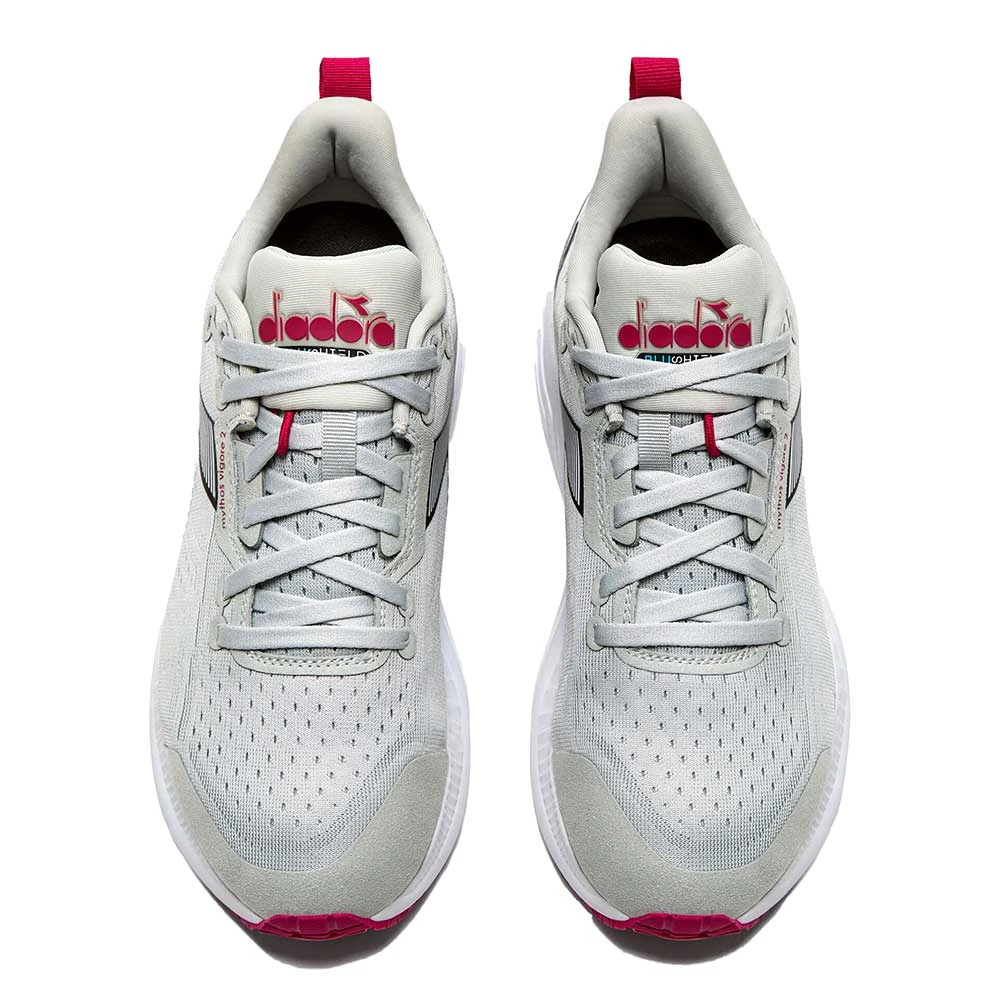 Diadora Women's Mythos Blushield Vigore 2 Running Shoe - Silver Dd/Blk/Rubine Red - Regular (B) 4 Diadora Women's Mythos Blushield Vigore 2 Running Shoe - Silver Dd/Blk/Rubine Red - Regular (B) - Image 2