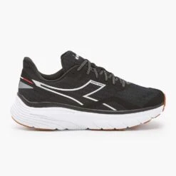 Diadora Men's Nucleo Running Shoe - Black/Silver/White - Regular (D)