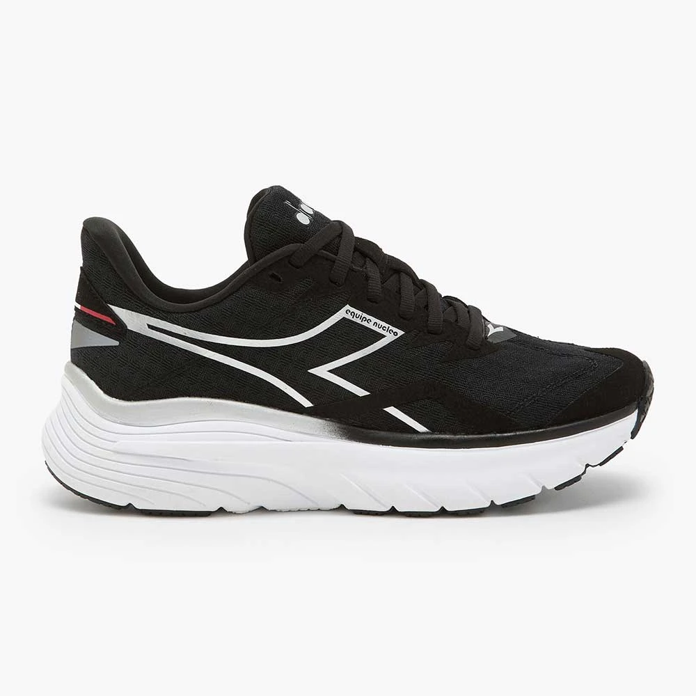 Diadora Women's Nucleo Running Shoe - Black/Silver/White - Regular (B) 3 Diadora Women's Nucleo Running Shoe - Black/Silver/White - Regular (B)