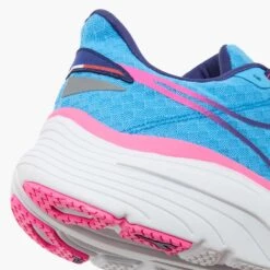 Diadora Women's Nucleo Running Shoe - Bonnie Blue/Pink Fluo - Regular (B) -Optimal Sportswear Store 101.179095 D0254 25 HR