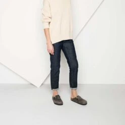 Birkenstock Women's Boston SFB Oiled Leather - Iron - Regular 12 Birkenstock Women's Boston SFB Oiled Leather - Iron - Regular -Optimal Sportswear Store 1013255 f look f