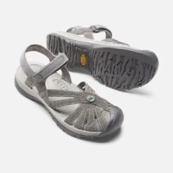 Keen Women's Rose Sandal - Gargoyle/Raven- Regular (B) -Optimal Sportswear Store 1016733 PPS PDP