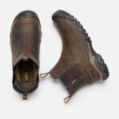 Keen Men's Anchorage III Waterproof Boot - Dark Earth/Mulch- Regular (D) -Optimal Sportswear Store 1017790 PLD PDP