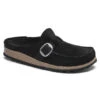 Birkenstock Women's Buckley Suede - Black- Medium/Narrow -Optimal Sportswear Store 1017826 1