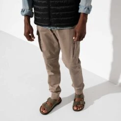 Birkenstock Men's Arizona Rugged Sandal - Faded Khaki - Regular -Optimal Sportswear Store 1018463 f look m