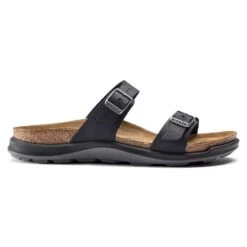 Birkenstock Women's Sierra Oiled Leather Sandal - Black - Regular/Wide 16 Birkenstock Women's Sierra Oiled Leather Sandal - Black - Regular/Wide -Optimal Sportswear Store 1018704 side
