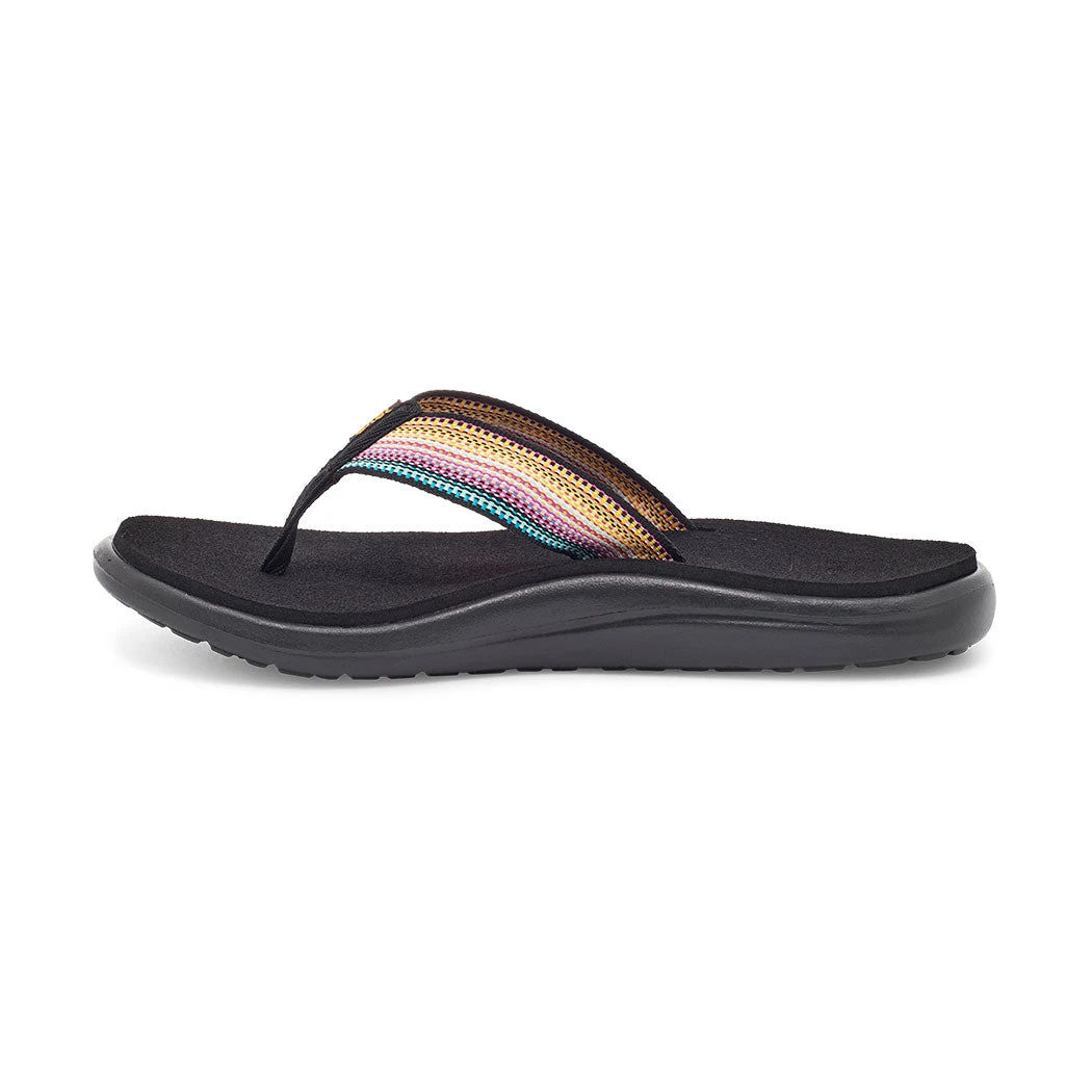 Teva Women's Voya Flip Sandal - Antiguous Black Multi- Regular (B) 6 Teva Women's Voya Flip Sandal - Antiguous Black Multi- Regular (B) - Image 4