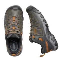 Keen Men's Targhee Vent Trail Shoe - Raven/Bronze Brown - Regular (D) -Optimal Sportswear Store 1020743 PLD large
