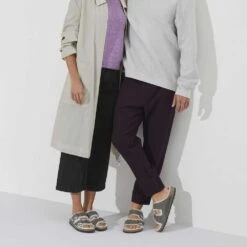 Birkenstock Arizona Shearling Sandals - Iron Natural- Medium/Narrow -Optimal Sportswear Store 1021067 detail 7