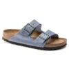 Birkenstock Arizona SFB Oil Leather Sandal - Dusty Blue - Regular/Wide -Optimal Sportswear Store 1022477
