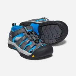 Keen Little Kids' Newport H2 Sandal - Magnet/Brilliant Blue -Optimal Sportswear Store 1022825 PPS PDP 1