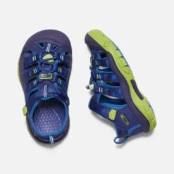 Keen Little Kids' Newport H2 Sandal - Blue Depths/Chartureuse -Optimal Sportswear Store 1022834 PLD PDP 1
