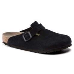 Birkenstock Women's Boston Soft Footbed - Midnight - Regular