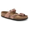 Birkenstock Women's Mayari NuBuck Soft Footbed - Old Rose- Regular/Wide -Optimal Sportswear Store 1023964