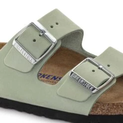 Birkenstock Women's Arizona Nubuck - Matcha- Medium/Narrow -Optimal Sportswear Store 1024116 detail 1
