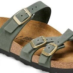 Birkenstock Women's Franca Nubuck Sandal - Thyme - Regular/Wide 12 Birkenstock Women's Franca Nubuck Sandal - Thyme - Regular/Wide -Optimal Sportswear Store 1025725 detail 1