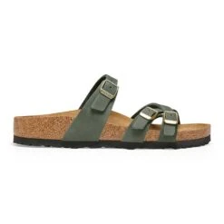 Birkenstock Women's Franca Nubuck Sandal - Thyme - Regular/Wide 11 Birkenstock Women's Franca Nubuck Sandal - Thyme - Regular/Wide -Optimal Sportswear Store 1025725 side