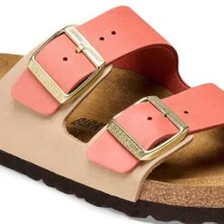Birkenstock Women's Arizona Nubuck Sandal - Mars/Sandcastle - Regular (B) -Optimal Sportswear Store 1025757 detail 1