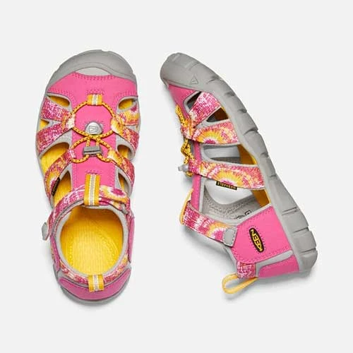 Little Kids' Seacamp II CNX Sandal - Multi/Keen Yellow 6 Little Kids' Seacamp II CNX Sandal - Multi/Keen Yellow - Image 4