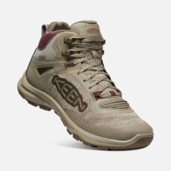 Keen Women's Terradora Flex Mid WP Hiking Boot - Plaza Taupe/Windsor Wine - Regular (B) 11 Keen Women's Terradora Flex Mid WP Hiking Boot - Plaza Taupe/Windsor Wine - Regular (B) -Optimal Sportswear Store 1026878 3Q PDP