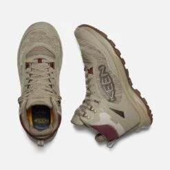 Keen Women's Terradora Flex Mid WP Hiking Boot - Plaza Taupe/Windsor Wine - Regular (B) 12 Keen Women's Terradora Flex Mid WP Hiking Boot - Plaza Taupe/Windsor Wine - Regular (B) -Optimal Sportswear Store 1026878 PLD PDP
