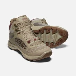 Keen Women's Terradora Flex Mid WP Hiking Boot - Plaza Taupe/Windsor Wine - Regular (B) 10 Keen Women's Terradora Flex Mid WP Hiking Boot - Plaza Taupe/Windsor Wine - Regular (B) -Optimal Sportswear Store 1026878 PPS PDP