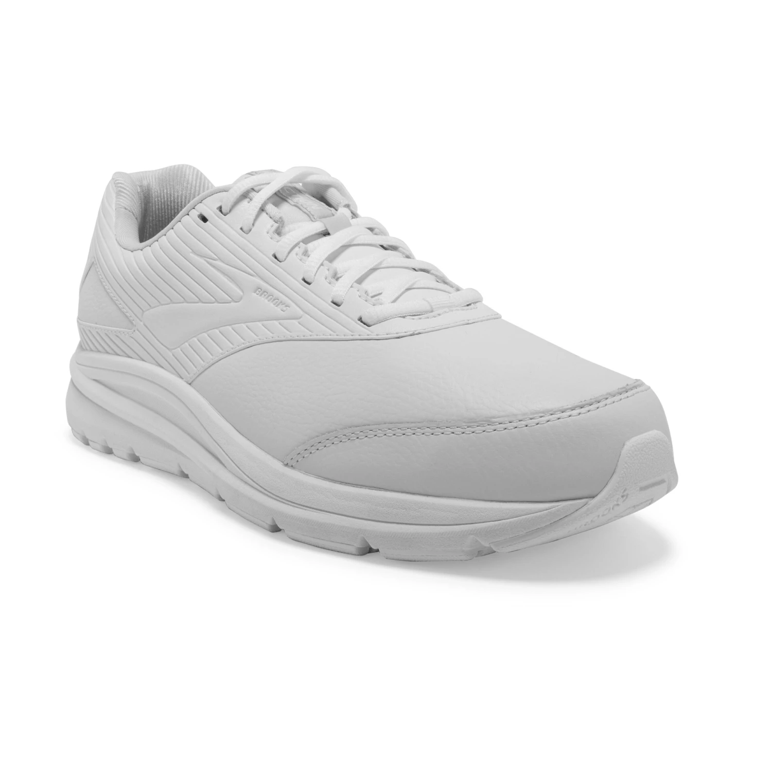BROOKS Men's Addiction Walker 2 Walking Shoe- White/White- Extra Wide (4E) 4 BROOKS Men's Addiction Walker 2 Walking Shoe- White/White- Extra Wide (4E) - Image 2