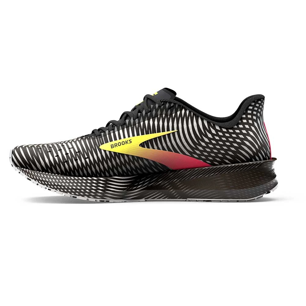 BROOKS Men's Hyperion Tempo Running Shoe - Black/Pink/Yellow - Regular (D) 4 BROOKS Men's Hyperion Tempo Running Shoe - Black/Pink/Yellow - Regular (D) - Image 2