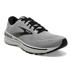 BROOKS Men's Adrenaline GTS 22 Running Shoe- Alloy/Grey/Black - Wide (2E) 10 BROOKS Men's Adrenaline GTS 22 Running Shoe- Alloy/Grey/Black - Wide (2E) -Optimal Sportswear Store 110366 012 A Adrenaline GTS 22 2