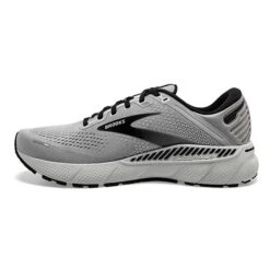 BROOKS Men's Adrenaline GTS 22 Running Shoe- Alloy/Grey/Black - Wide (2E) 11 BROOKS Men's Adrenaline GTS 22 Running Shoe- Alloy/Grey/Black - Wide (2E) -Optimal Sportswear Store 110366 012 M Adrenaline GTS 22 2