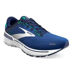 BROOKS Men's Adrenaline GTS 22 Running Shoe - Surf The Web/Blue/Irish Green - Regular (D) 10 BROOKS Men's Adrenaline GTS 22 Running Shoe - Surf The Web/Blue/Irish Green - Regular (D) -Optimal Sportswear Store 110366 469 A Adrenaline GTS 22 1