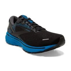 BROOKS Men's Ghost 14 Running Shoe - Black/Blackened Pearl/Blue — Regular (D) 10 BROOKS Men's Ghost 14 Running Shoe - Black/Blackened Pearl/Blue — Regular (D) -Optimal Sportswear Store 110369 056 A Ghost 14 32be5ce1 5a45 4293 8dcf 1c21cb2fa5ce