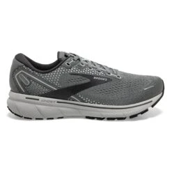 BROOKS Men's Ghost 14 Running Shoe - Grey/Alloy/Oyster— Narrow (B)