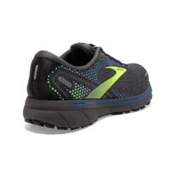 BROOKS Men's Ghost 14 Running Shoe- Black/Blue/Nightlife- Regular (D) -Optimal Sportswear Store 110369 069 H Ghost 14