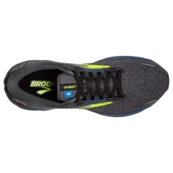 BROOKS Men's Ghost 14 Running Shoe- Black/Blue/Nightlife- Regular (D) -Optimal Sportswear Store 110369 069 O Ghost 14