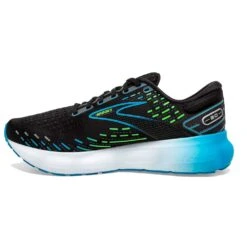 BROOKS Men's Glycerin 20 Running Shoe- Black/Hawaiian Ocean/Green - Regular (D) 11 BROOKS Men's Glycerin 20 Running Shoe- Black/Hawaiian Ocean/Green - Regular (D) -Optimal Sportswear Store 110382 006 M Glycerin 20