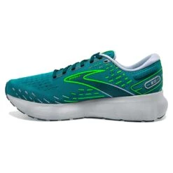 BROOKS Men's Glycerin 20 Running Shoe - Kayaking/Heron/Green Gecko - Regular (D) -Optimal Sportswear Store 110382 386 M Glycerin 20