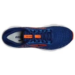 BROOKS Men's Glycerin 20 Running Shoe - Blue Depths/Palace Blue/Orange - Regular (D) 12 BROOKS Men's Glycerin 20 Running Shoe - Blue Depths/Palace Blue/Orange - Regular (D) -Optimal Sportswear Store 110382 444 O Glycerin 20