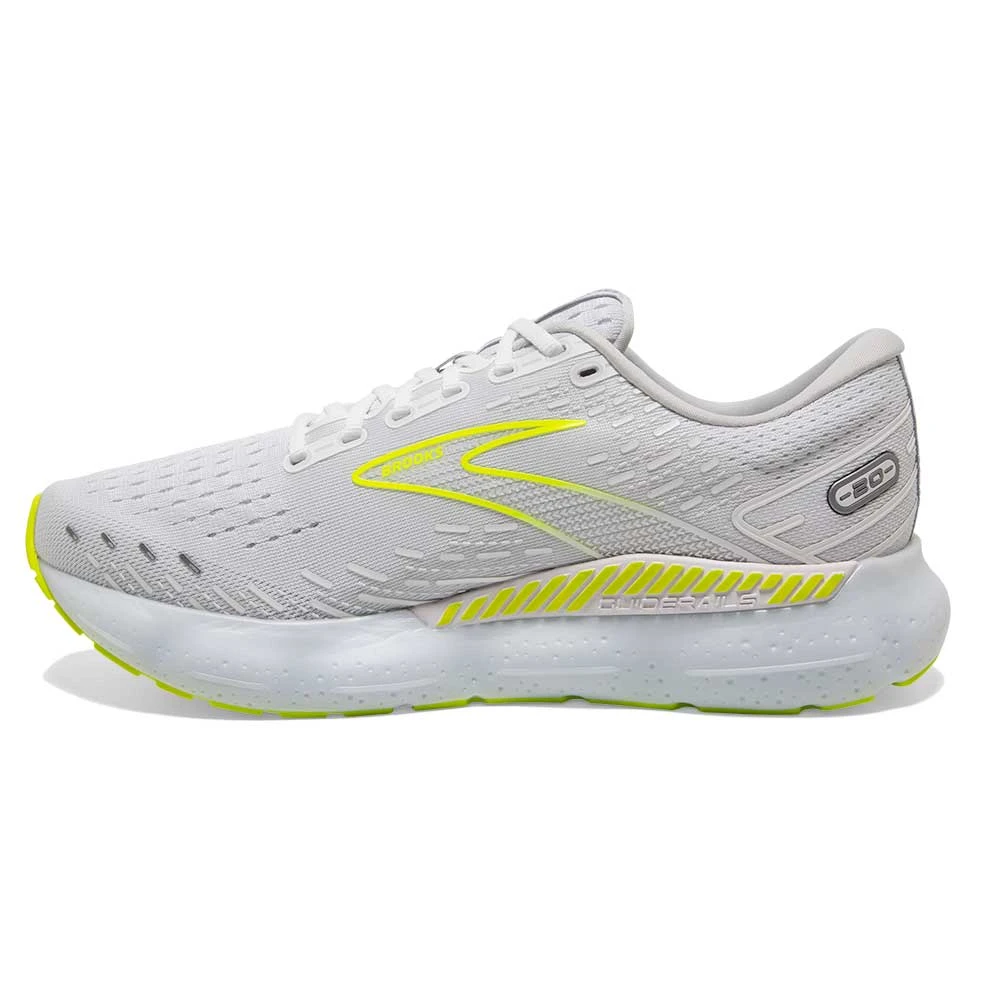 BROOKS Men's Glycerin GTS 20 Running Shoe- White/Nightlife- Regular (D) 5 BROOKS Men's Glycerin GTS 20 Running Shoe- White/Nightlife- Regular (D) - Image 3
